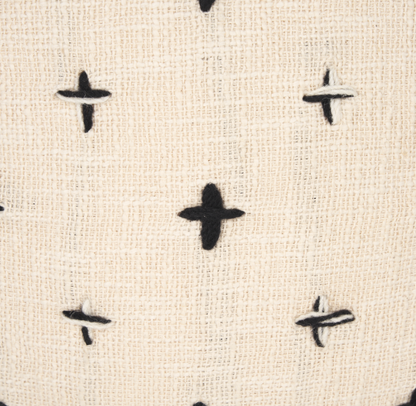 Pouf en laine Saanvi