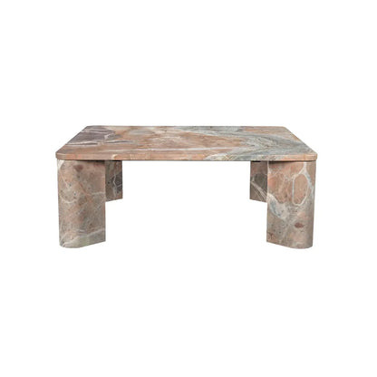 Table basse segmentée en marbre