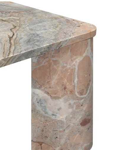 Table basse segmentée en marbre