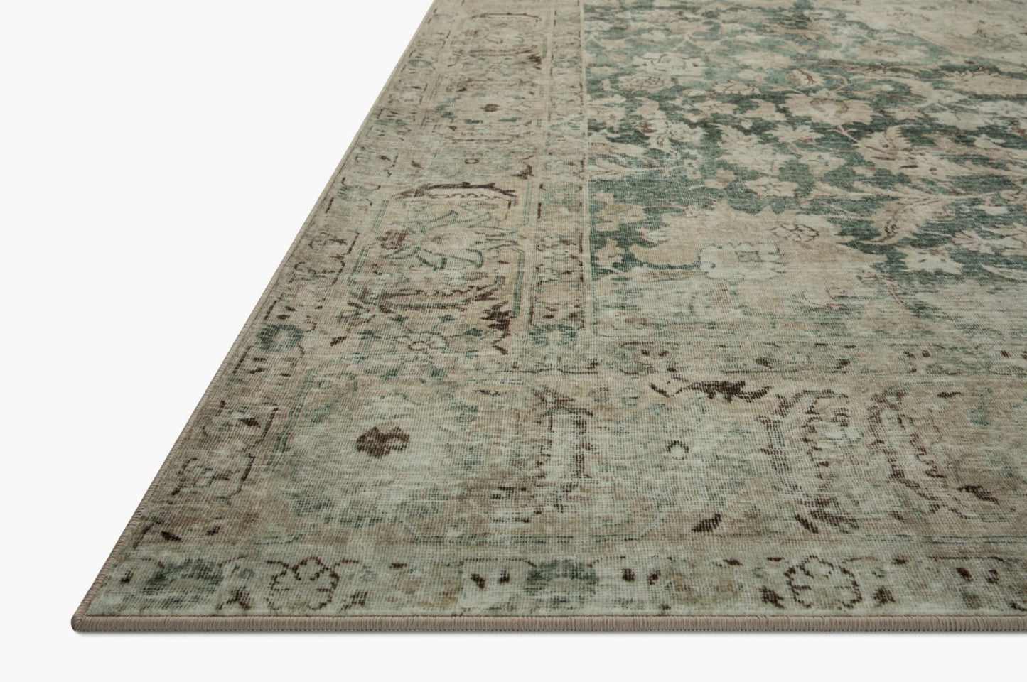 Tapis Magnolia Home par Joanna Gaines × Loloi Sinclair, coloris Jade/Sable