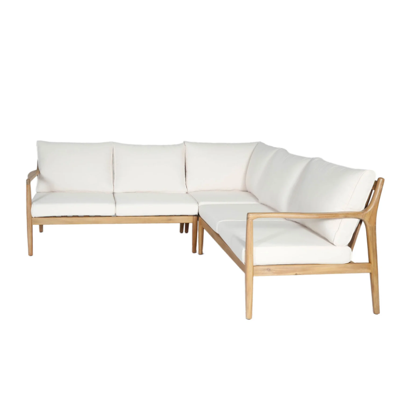 Canapé d'angle d'extérieur Sonoma 3 pièces