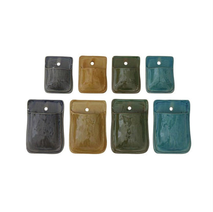 Jardinières murales en terre cuite