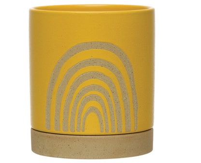 Jardinière arc-en-ciel jaune