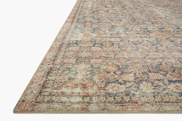 Tapis Angela Rose x Loloi Aubrey bleu marine/multicolore