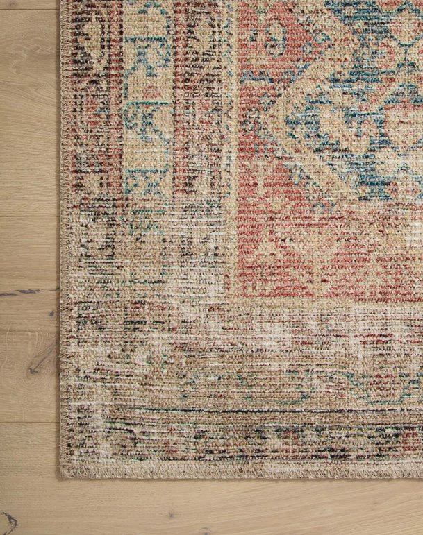 Tapis Angela Rose x Loloi Aubrey, coloris Océan/Épices