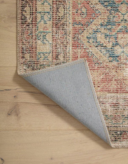 Tapis Angela Rose x Loloi Aubrey, coloris Océan/Épices