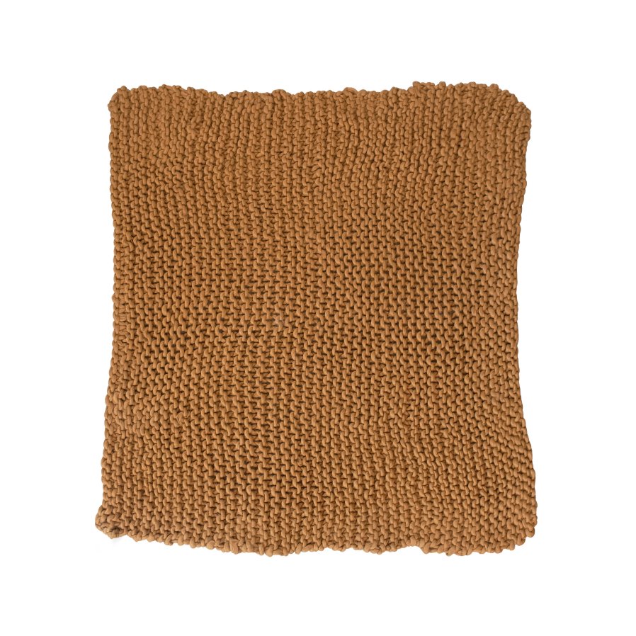 Couverture en tissu crocheté