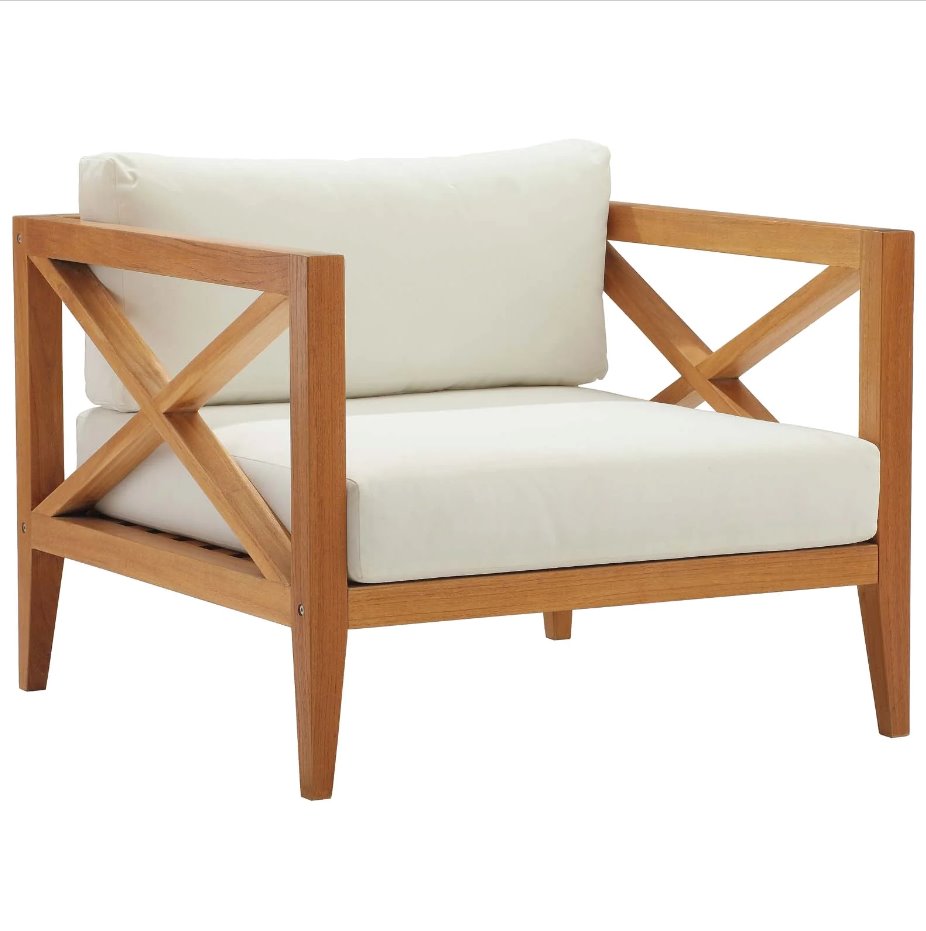 Fauteuil de jardin Northlake en teck de qualité supérieure A