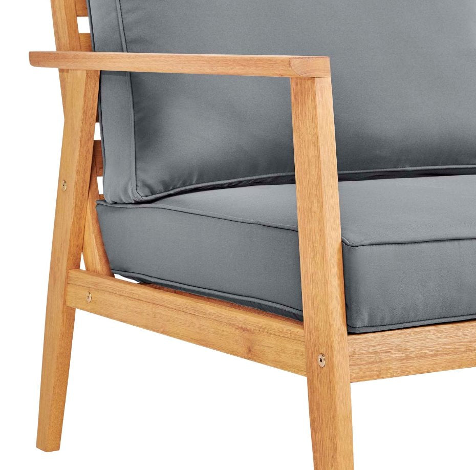 Ensemble de meubles de patio rembourrés 4 pièces Syracuse