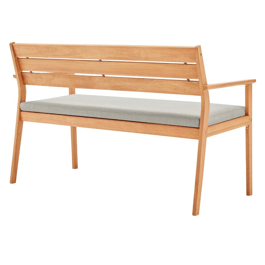 Canapé deux places en bois de frêne pour terrasse extérieure Viewscape