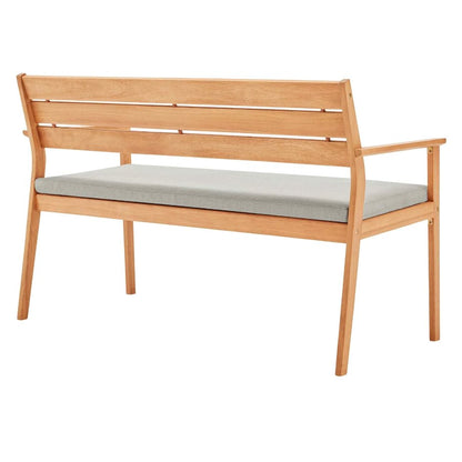 Canapé deux places en bois de frêne pour terrasse extérieure Viewscape