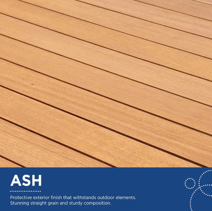 Canapé deux places en bois de frêne pour terrasse extérieure Viewscape