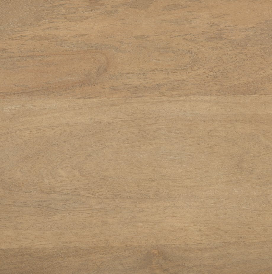 Table d'appoint ronde Evelyn marron clair