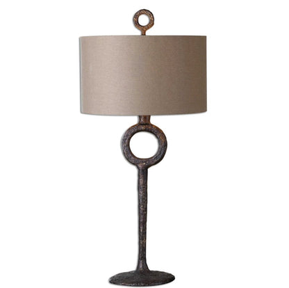 Lampe de table en ferro