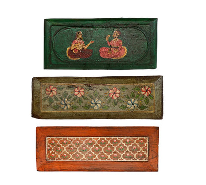 Panneau de meuble peint vintage