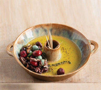 Porte-cure-dents en grès