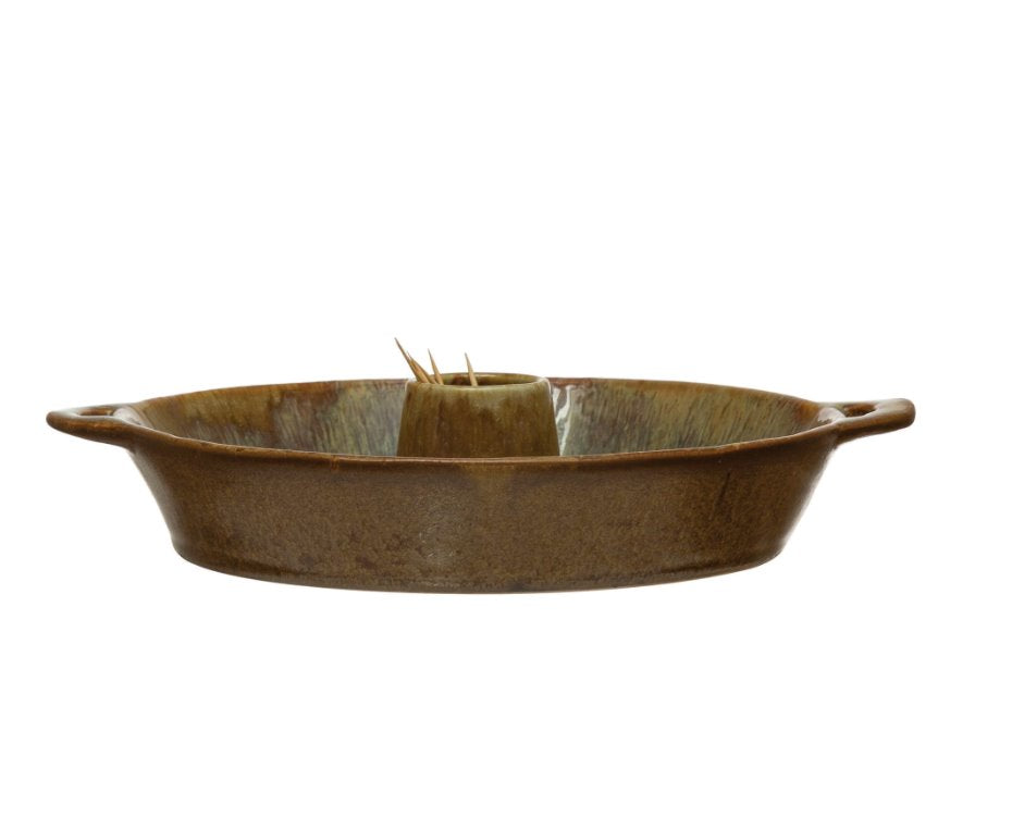 Porte-cure-dents en grès