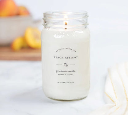 Bougies de soja coulées à la main