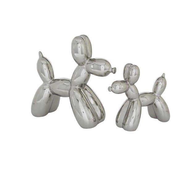 Sculptures de chiens en ballons 