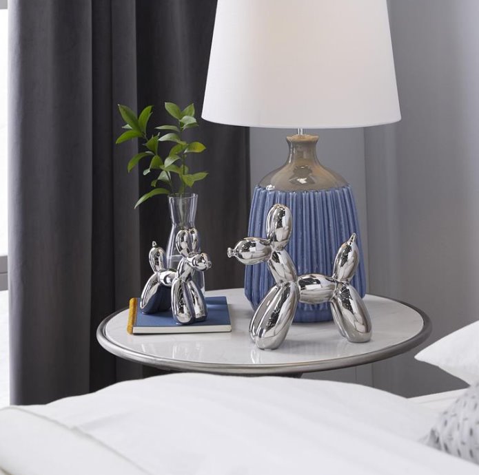 Sculptures de chiens en ballons 