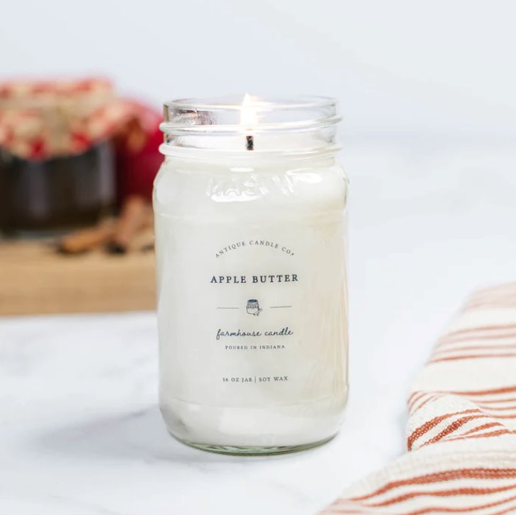 Bougies de soja coulées à la main