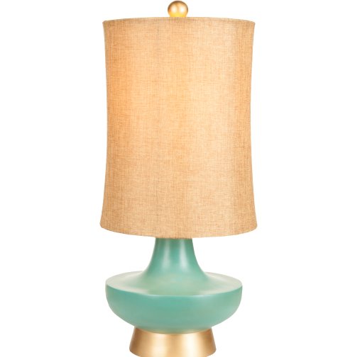 Lampe de table turquoise