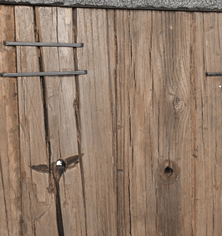 Console Ellen à 3 tiroirs en bois recyclé