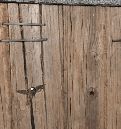 Console Ellen à 3 tiroirs en bois recyclé