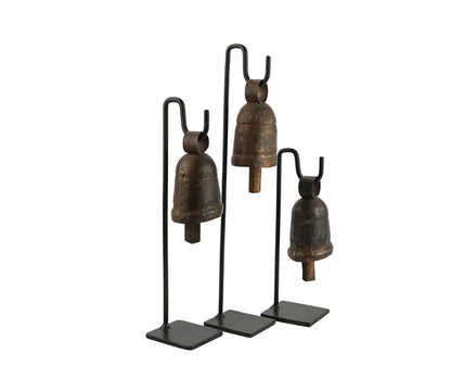 Ensemble de 3 cloches décoratives