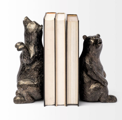 Serre-livres Ours Grizzly Détective