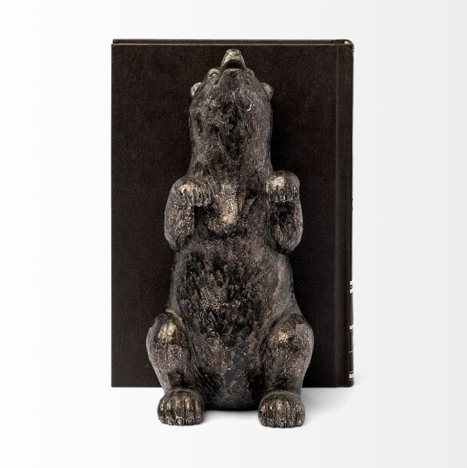 Serre-livres Ours Grizzly Détective