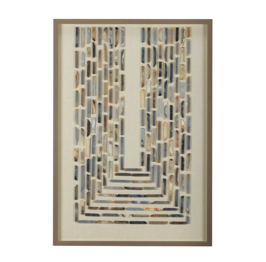 Tableau encadré « Sentiers de pierre »