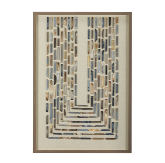 Tableau encadré « Sentiers de pierre »