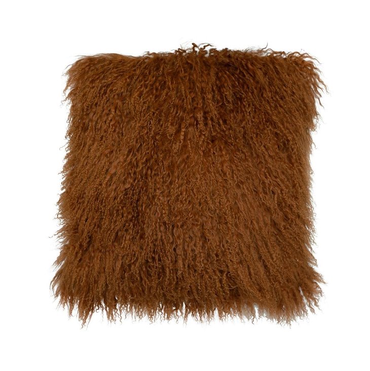 Coussin agneau tibétain 20x20