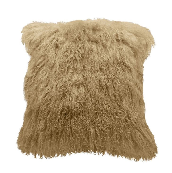 Coussin agneau tibétain 20x20