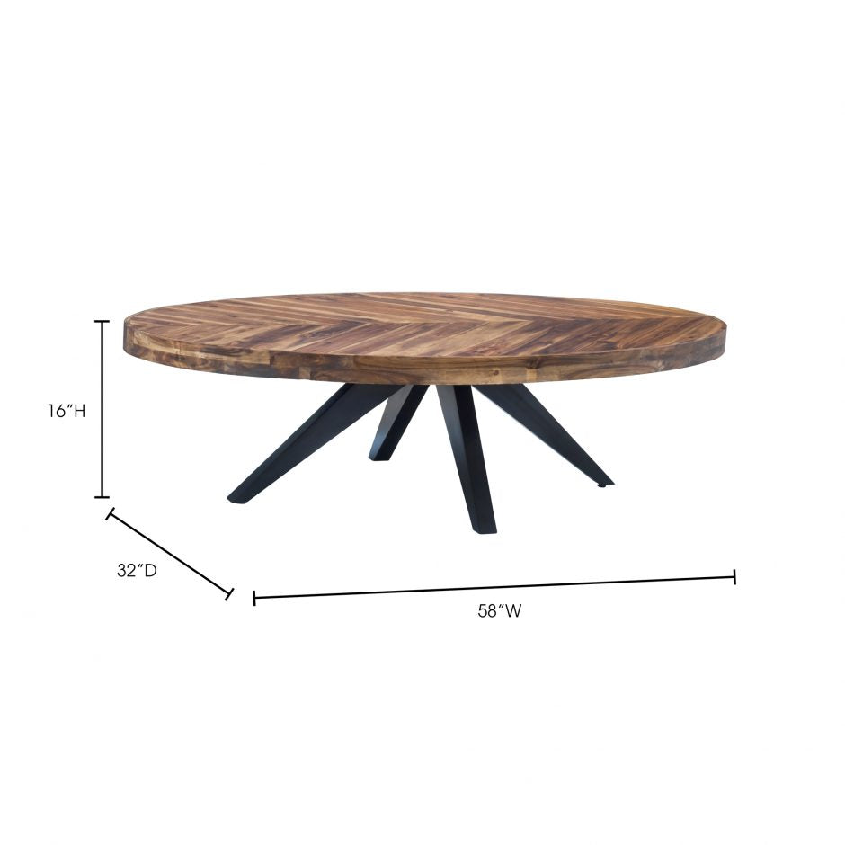 Table basse ovale Parq