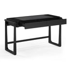 Bureau à tiroirs noir Alfa