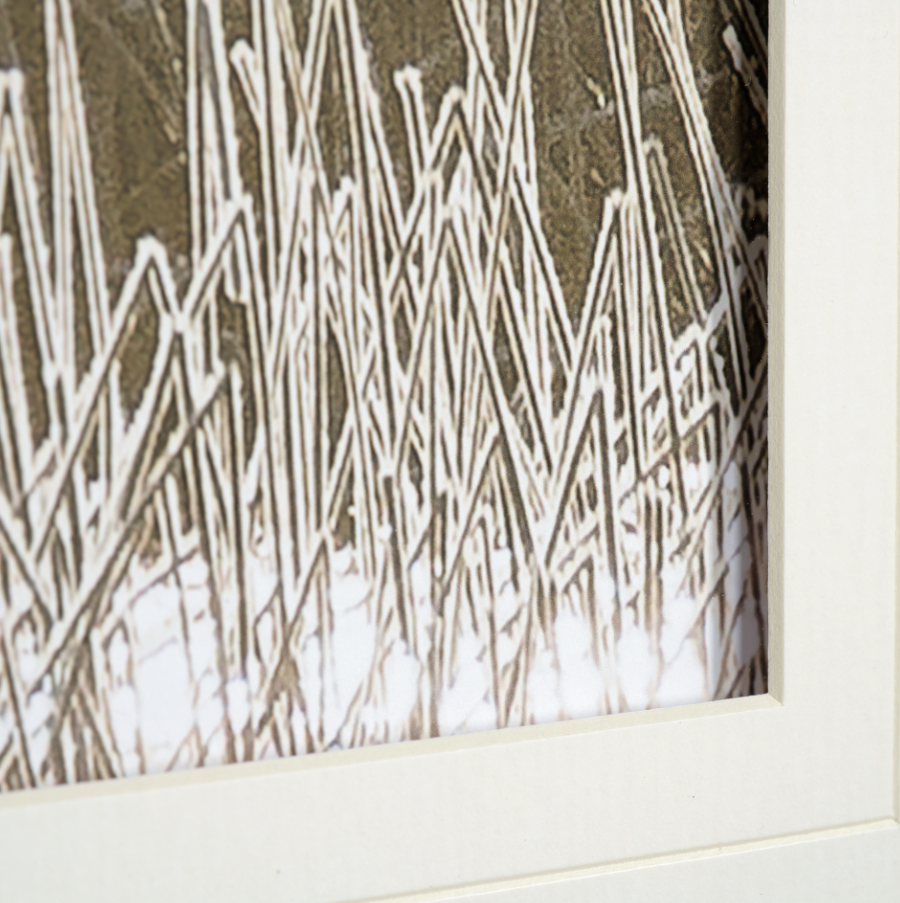 Estampe encadrée « Symétrie tranquille »