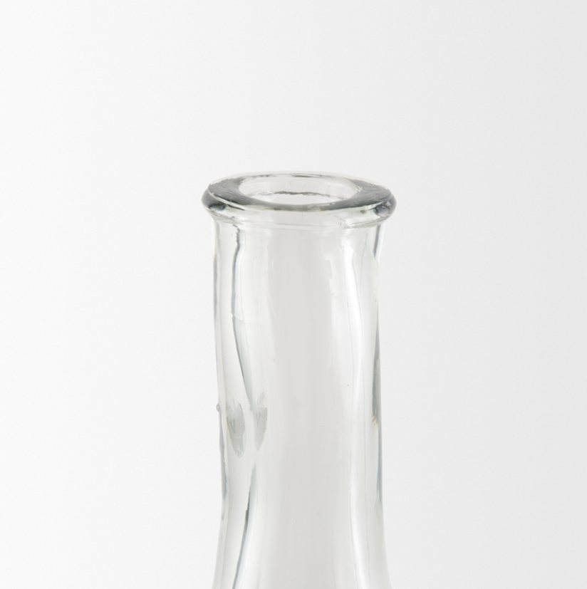 Bouteille en verre enveloppée de rotin Troian