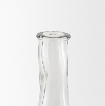 Bouteille en verre enveloppée de rotin Troian