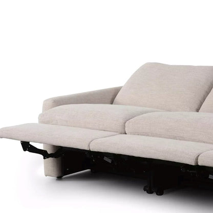 Canapé d'angle 3 pièces Tillery avec fauteuil inclinable électrique