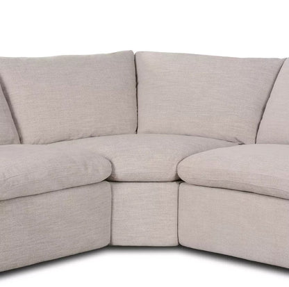 Canapé d'angle 5 pièces Tillery avec fauteuil inclinable électrique