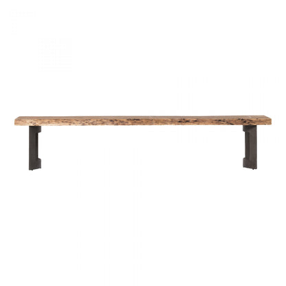 Banc de salle à manger courbé