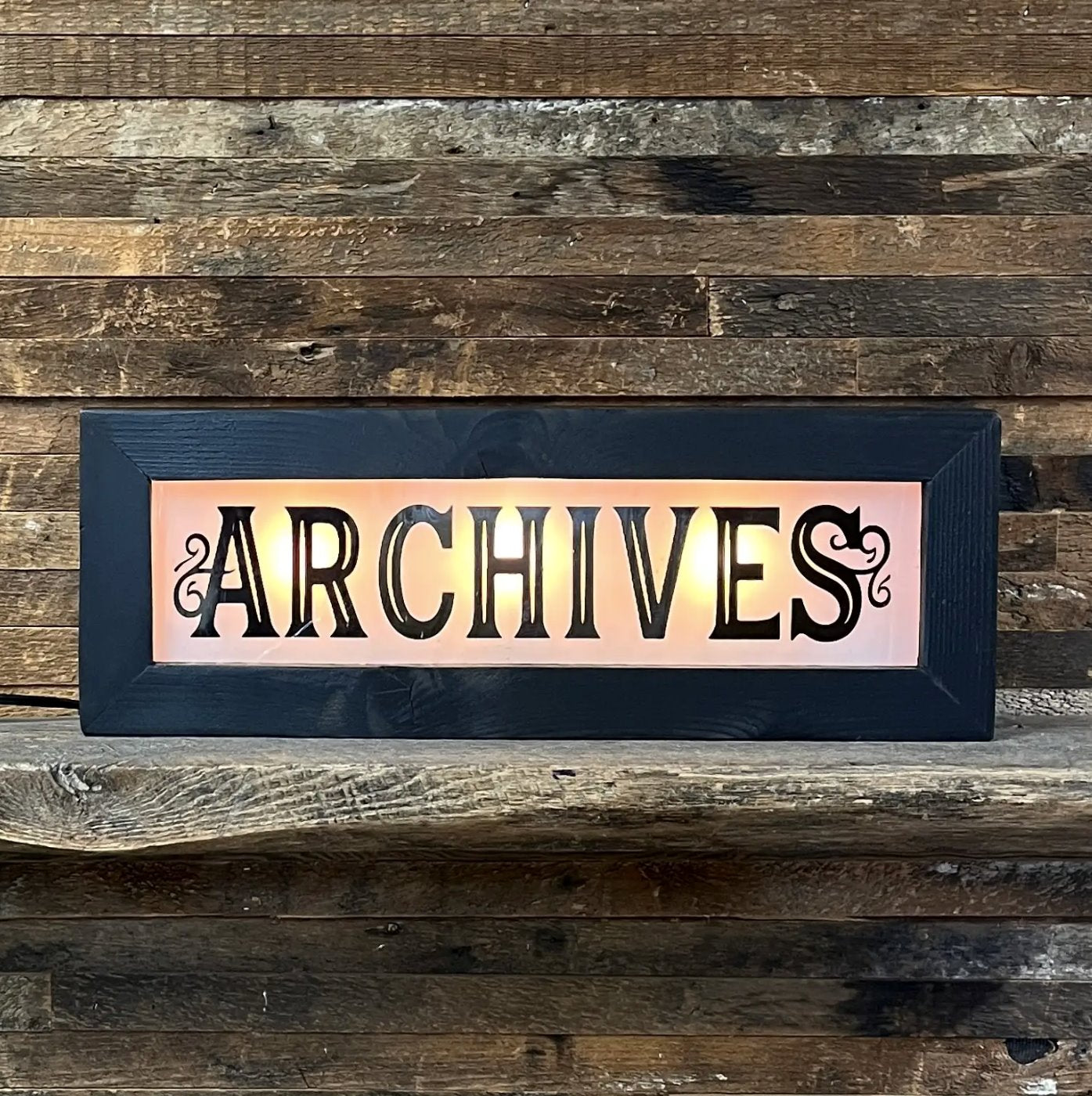 Panneaux lumineux de style vintage