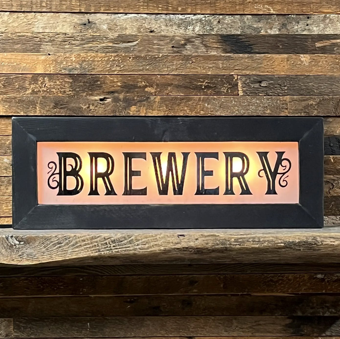 Panneaux lumineux de style vintage