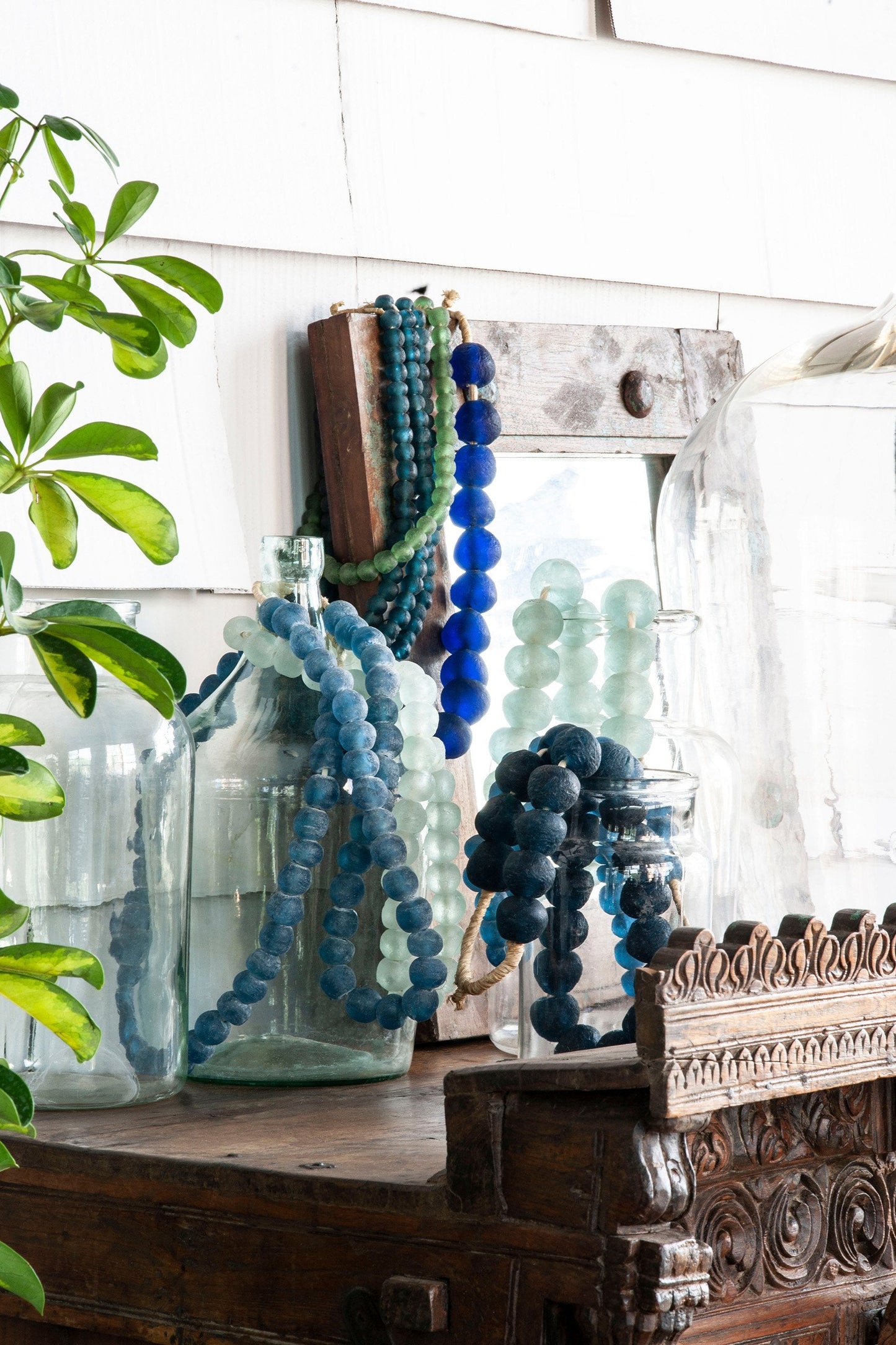 Perles de verre recyclées