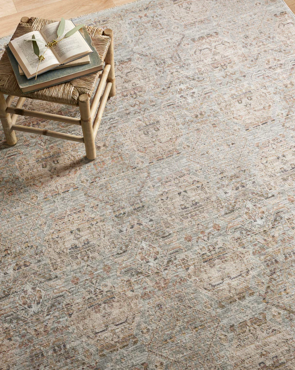 Tapis Amber Lewis x Loloi Zuma argenté/multicolore