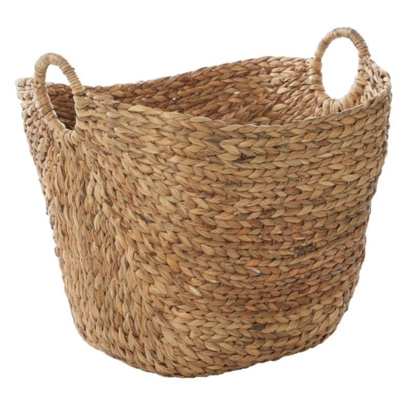 Panier tressé en jonc de mer