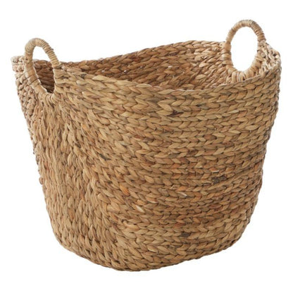 Panier tressé en jonc de mer