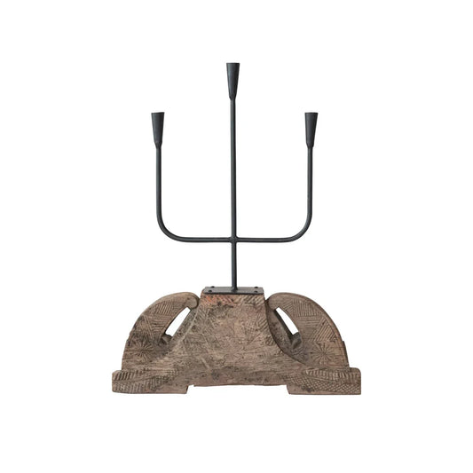 candélabre en fonte